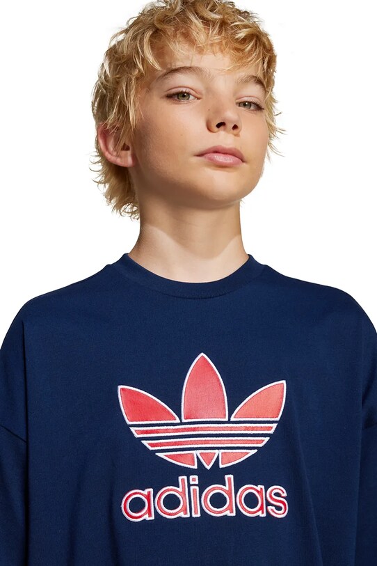 Детская хлопковая футболка adidas Originals JC9117