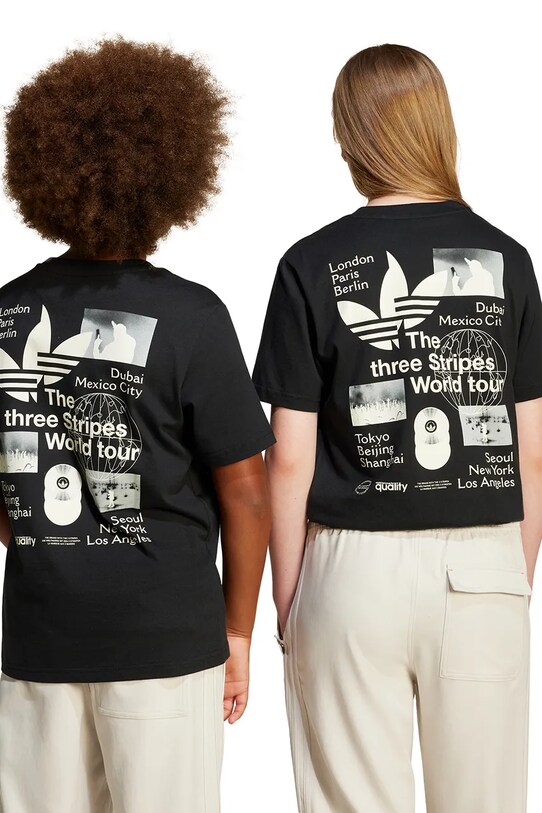 Dječja pamučna majica kratkih rukava adidas Originals JD1278