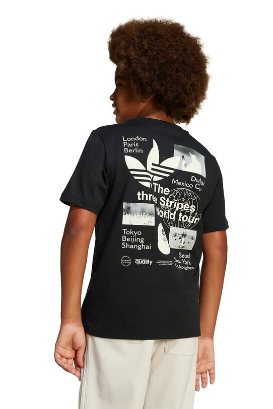 Dječja pamučna majica kratkih rukava adidas Originals JD1278