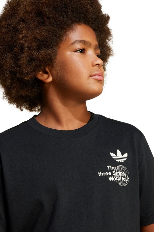 Παιδικό βαμβακερό μπλουζάκι adidas Originals JD1278