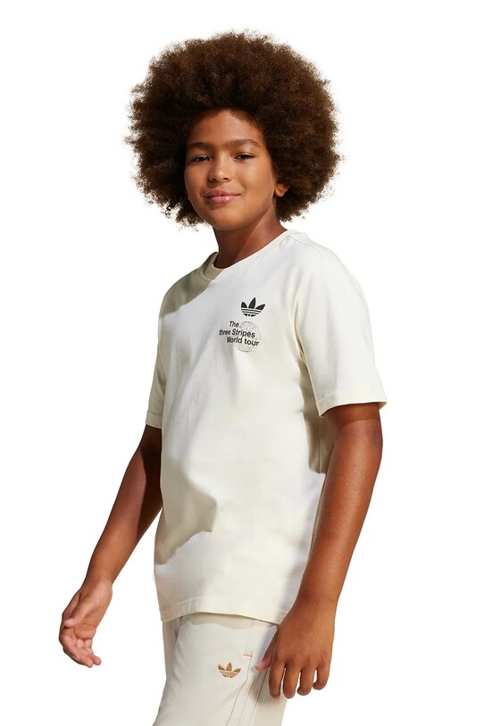 Детская хлопковая футболка adidas Originals JD1279