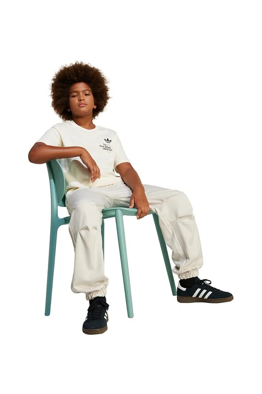 Детская хлопковая футболка adidas Originals JD1279