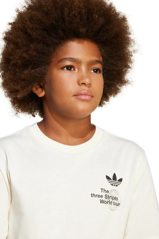 Детская хлопковая футболка adidas Originals JD1279