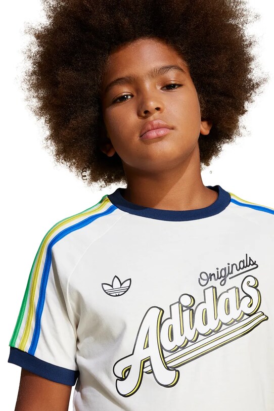 Παιδικό βαμβακερό μπλουζάκι adidas Originals JC8403