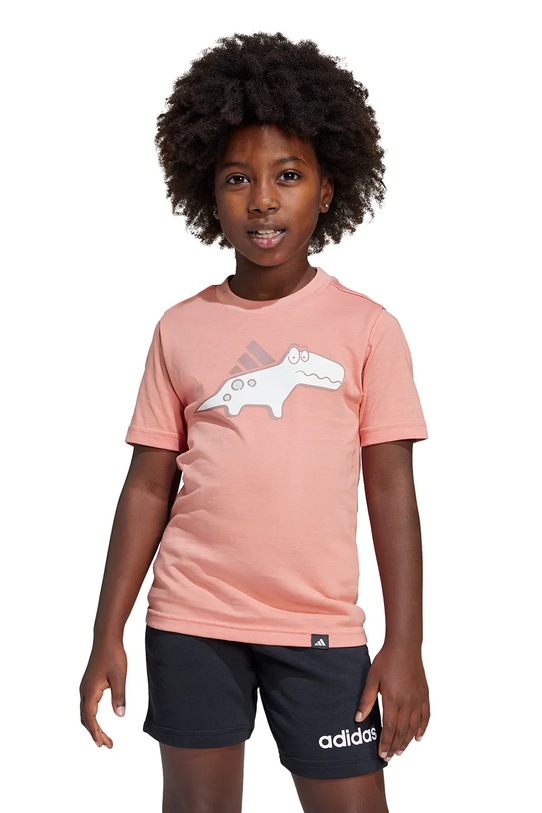 Detské bavlnené tričko adidas JD3439