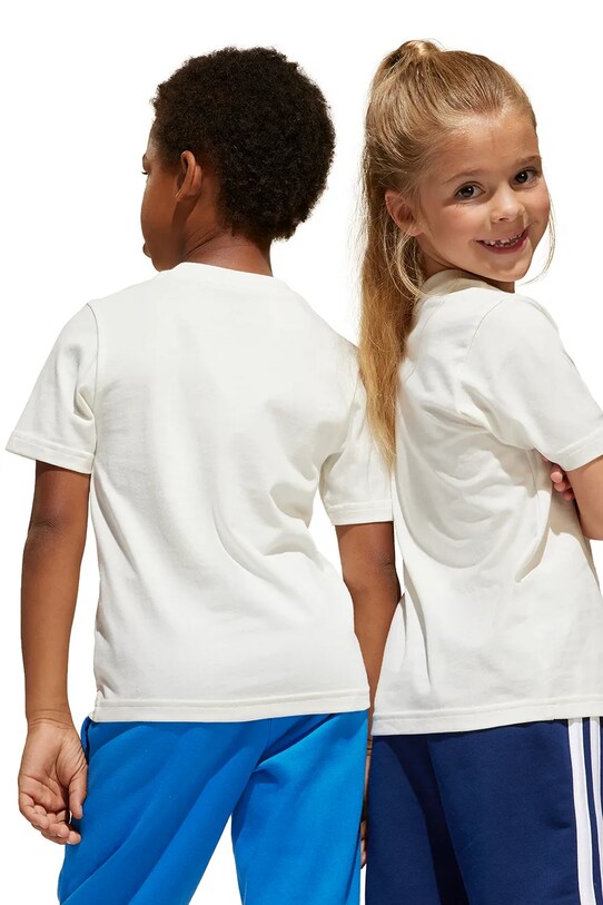 adidas tricou de bumbac pentru copii JD3437 bej