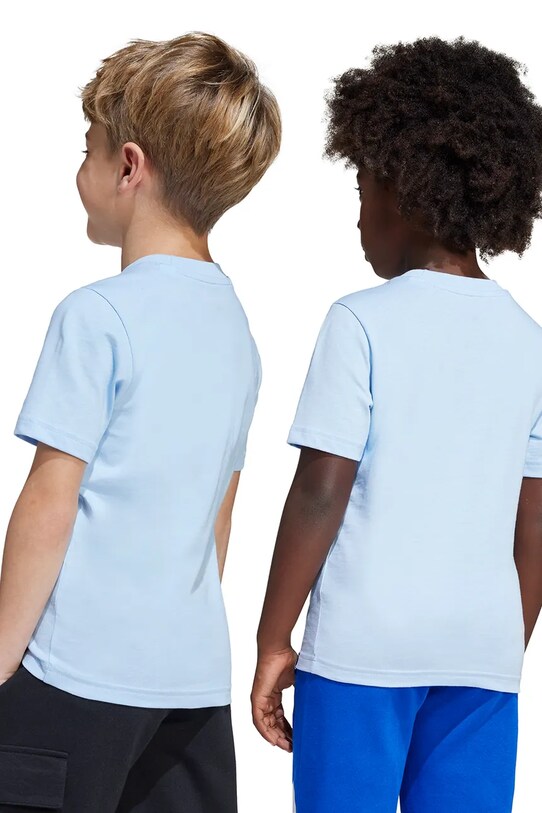 adidas tricou de bumbac pentru copii JI6679 albastru