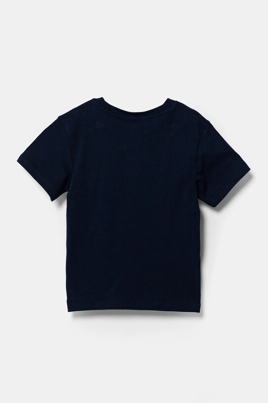 Мальчик Детская хлопковая футболка adidas Originals IY7417 тёмно-синий
