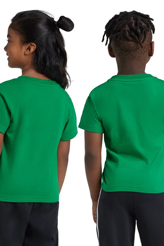 adidas Originals tricou de bumbac pentru copii IY4013 verde