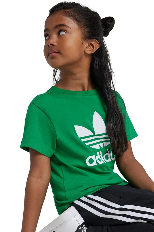 Dječja pamučna majica kratkih rukava adidas Originals IY4013