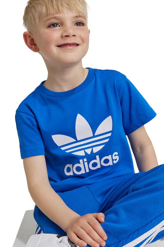 Детская хлопковая футболка adidas Originals IY2376