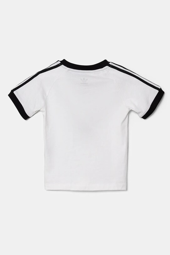 Детская хлопковая футболка adidas Originals JE0519 белый SS25