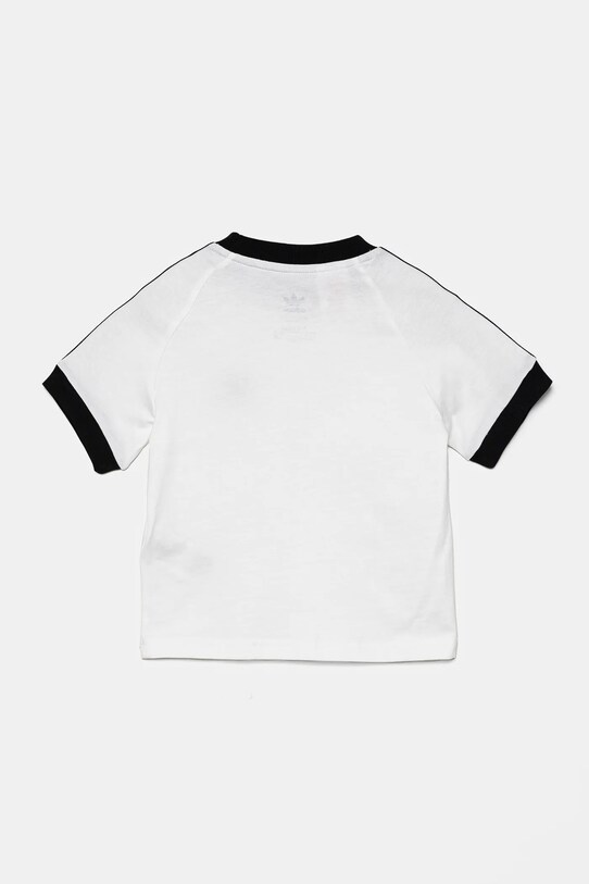 Băieți adidas Originals tricou de bumbac pentru copii JE0517 alb