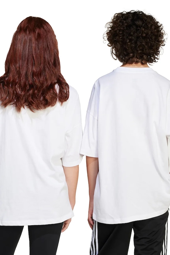 adidas Originals tricou de bumbac pentru copii JD0371 alb