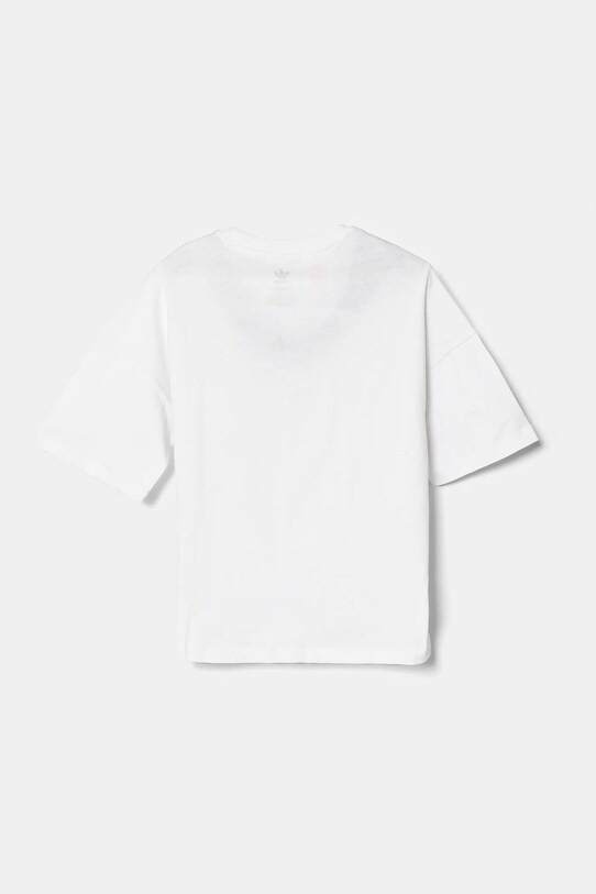 Băieți adidas Originals tricou de bumbac pentru copii JD0371 alb