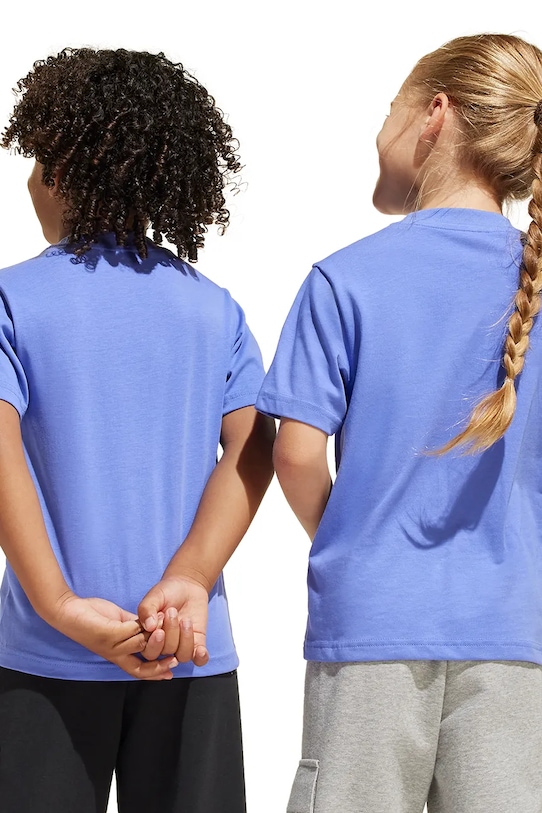 adidas tricou de bumbac pentru copii JI6692 violet