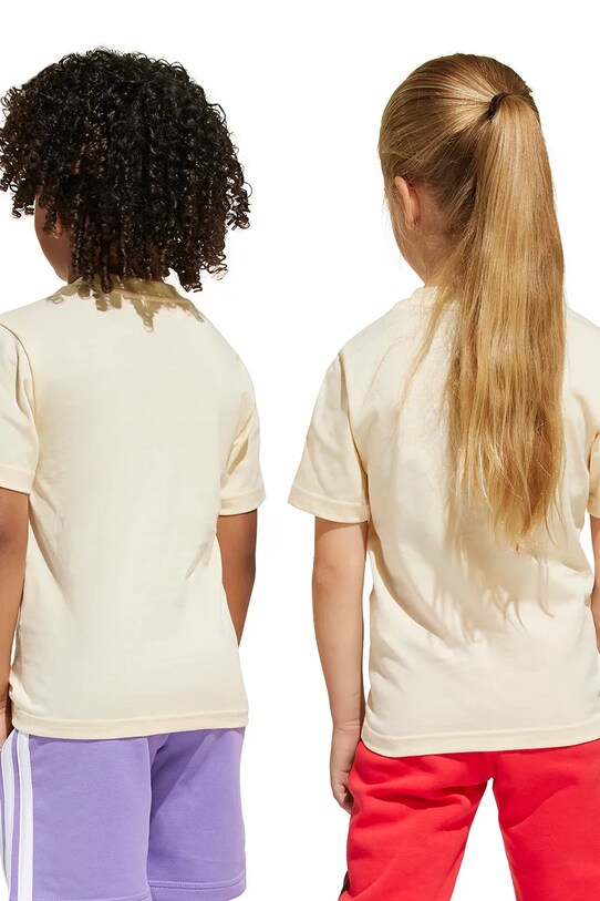 adidas tricou de bumbac pentru copii JI6691 bej