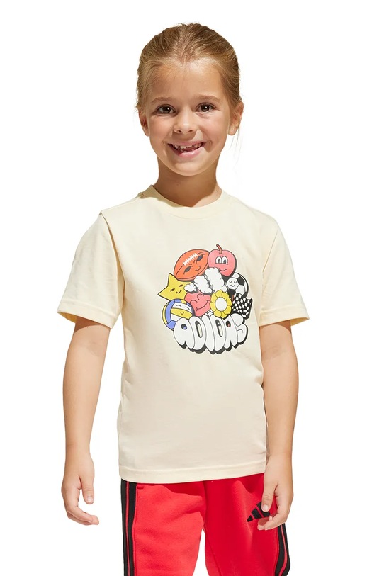 Dětské bavlněné tričko adidas JI6691