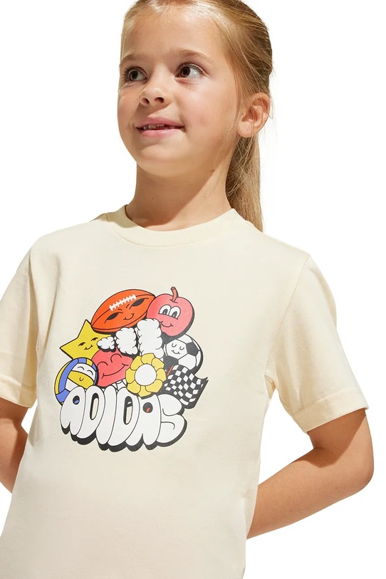 Dětské bavlněné tričko adidas JI6691