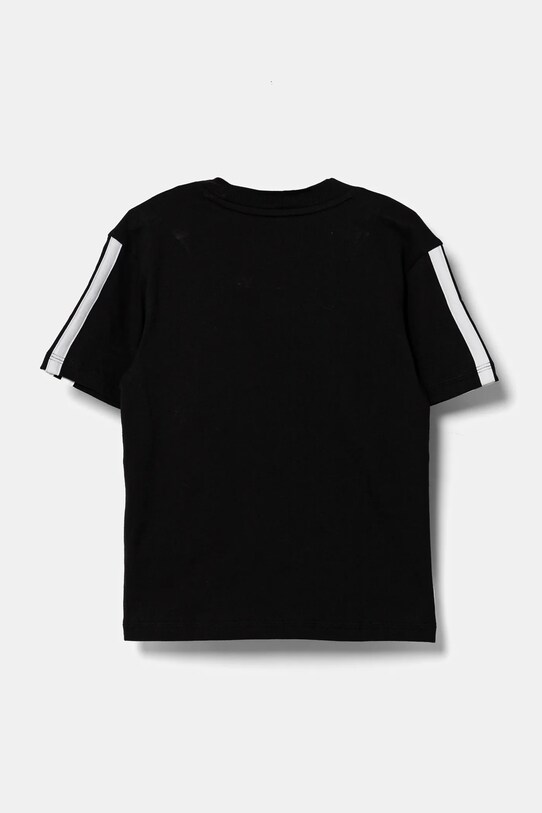 Мальчик Детская хлопковая футболка adidas JE0317 чёрный