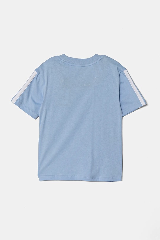 Хлопчик Дитяча бавовняна футболка adidas JD6512 блакитний