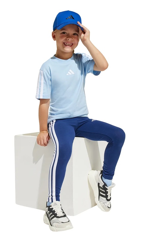 Дитяча бавовняна футболка adidas JD6512