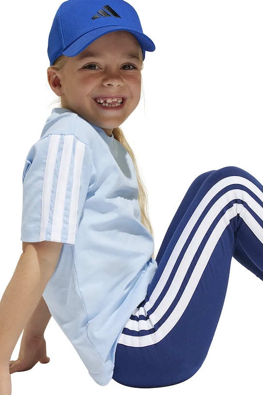 Дитяча бавовняна футболка adidas JD6512