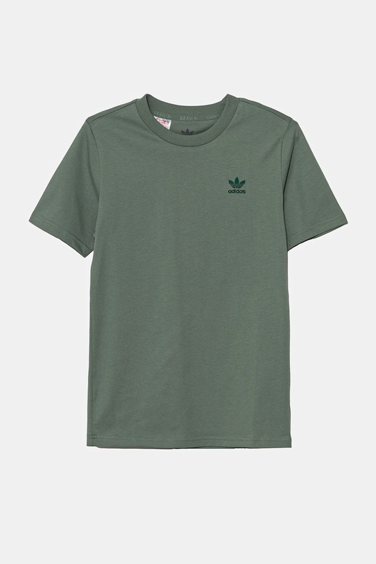 adidas Originals t-shirt bawełniany dziecięcy JC8418 turkusowy SS25