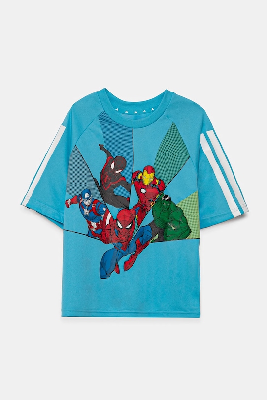 Детская футболка adidas MRVL JD4556 голубой SS25