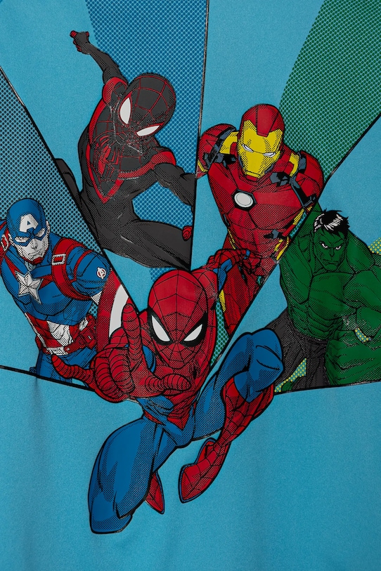 Детская футболка adidas MRVL голубой JD4556