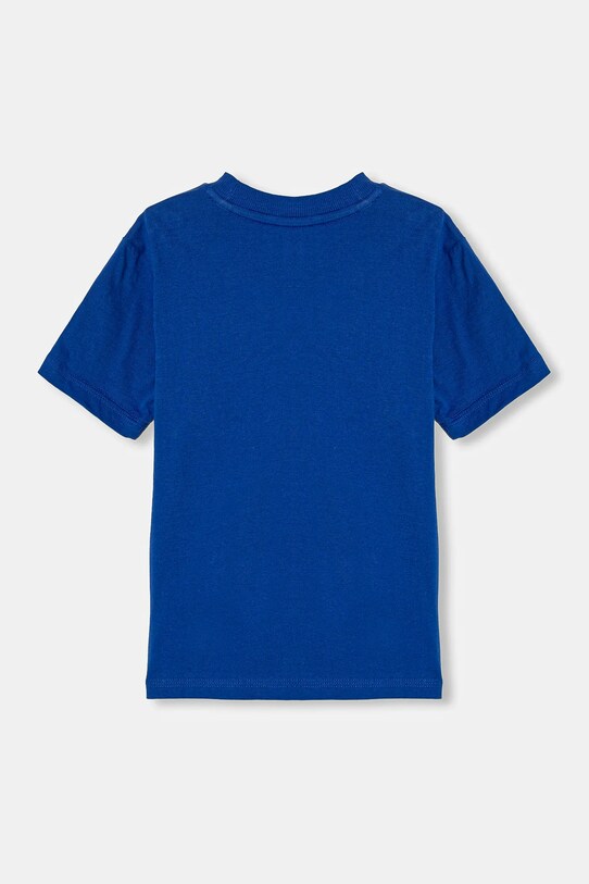 Chłopiec adidas t-shirt bawełniany dziecięcy JC9717 niebieski