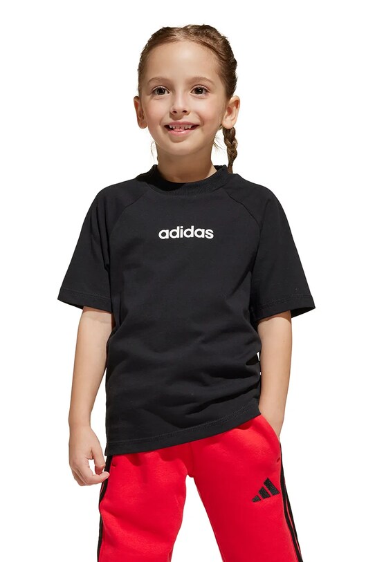 adidas tricou de bumbac pentru copii JC9753 negru