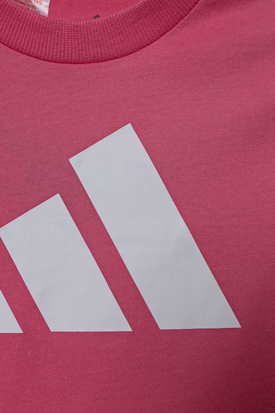 adidas tricou de bumbac pentru copii roz JC9718