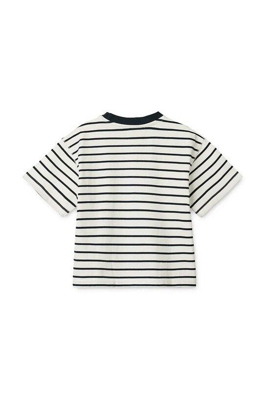 Liewood tricou de bumbac pentru copii Tyler Placement Shortsleeve T-shirt LW19813 alb SS25