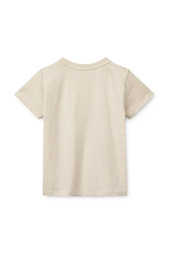 Chlapec Detské bavlnené tričko Liewood Apia Placement Shortsleeve T-shirt LW19844 béžová