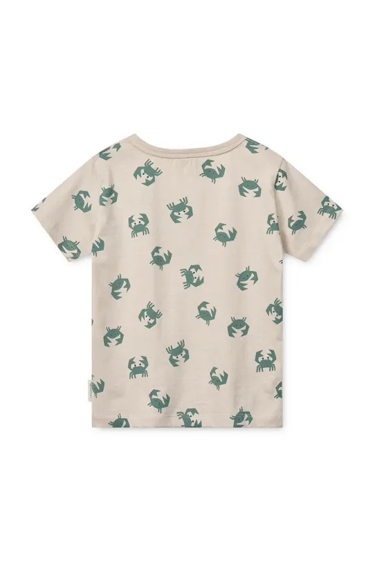 Chlapec Detské bavlnené tričko Liewood Apia Printed Shortsleeve T-shirt LW19845 zelená