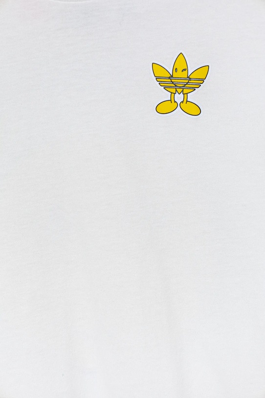 Dětské bavlněné tričko adidas Originals bílá JD0411