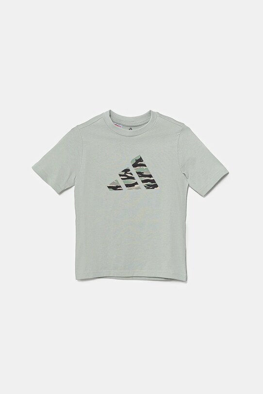 adidas tricou de bumbac pentru copii JI6730 gri SS25