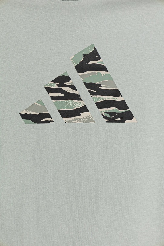 Dětské bavlněné tričko adidas šedá JI6730