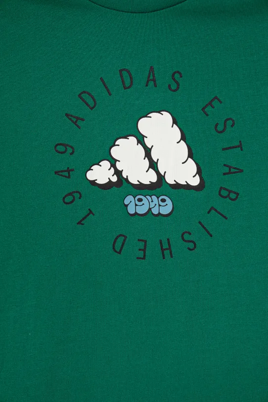 adidas t-shirt in cotone per bambini verde JI6689