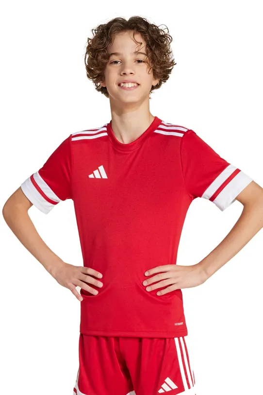 Detské tričko adidas Performance JJ0051 červená SS25