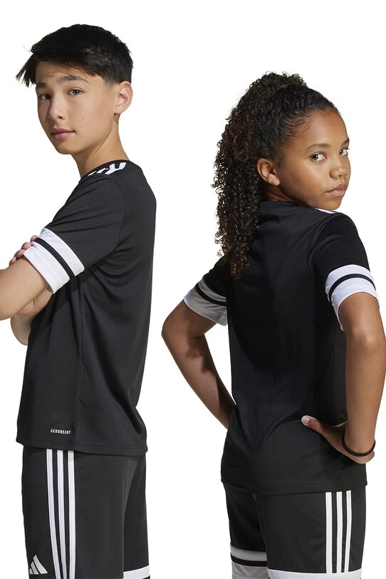 Παιδικό μπλουζάκι adidas Performance μαύρο JJ0052