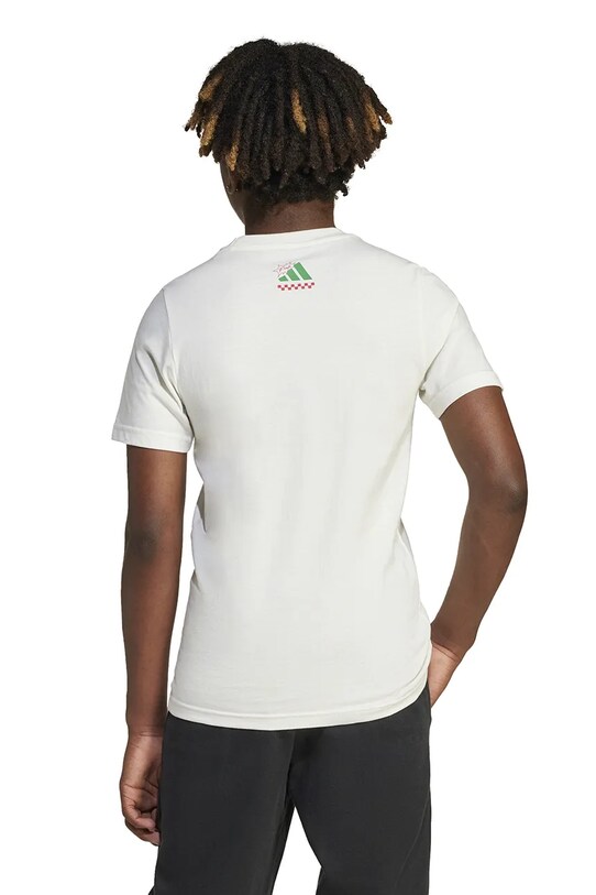Παιδικό βαμβακερό μπλουζάκι adidas JI6678