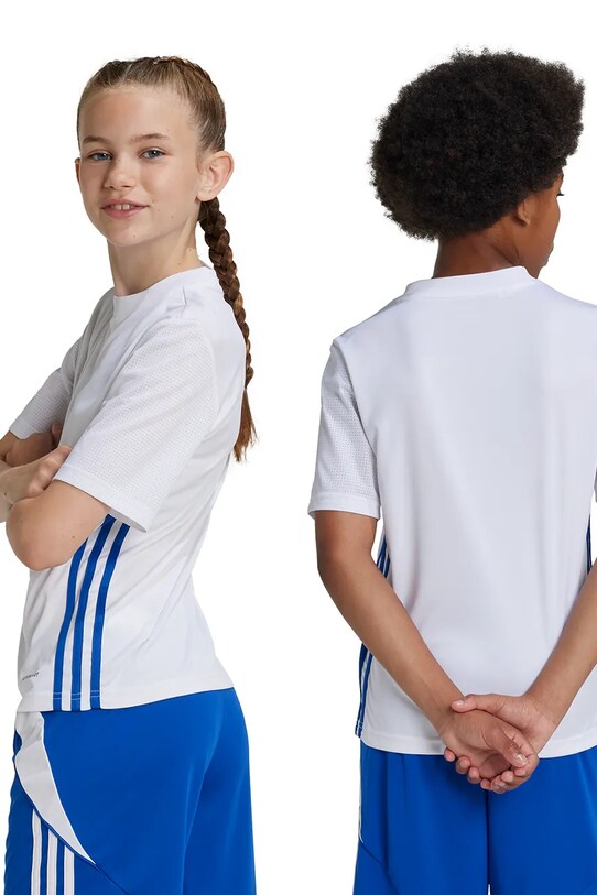 adidas Performance tricou copii JJ1154 alb