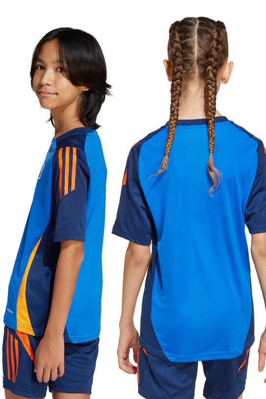 adidas Performance tricou copii JE4305 albastru