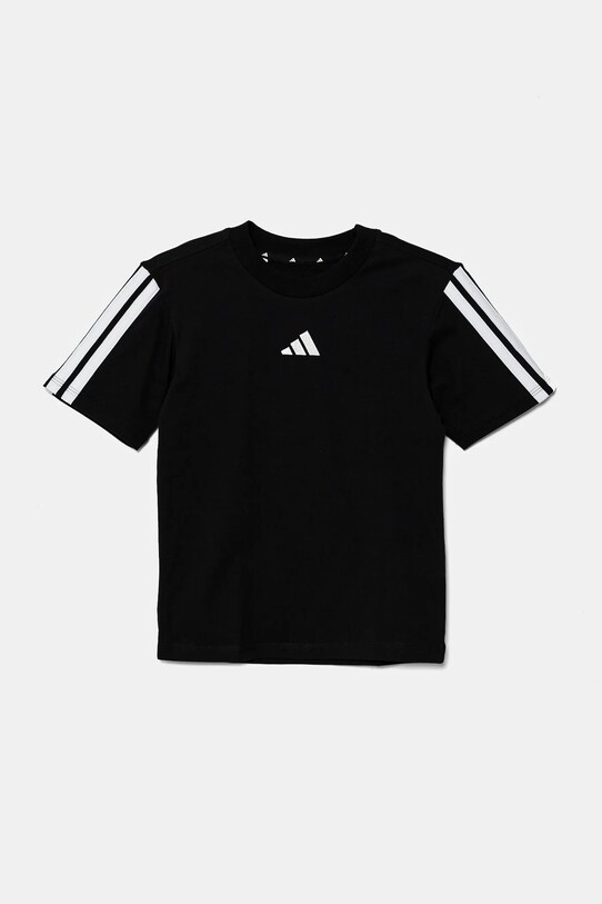 Бавовняна футболка adidas JD6487 чорний SS25