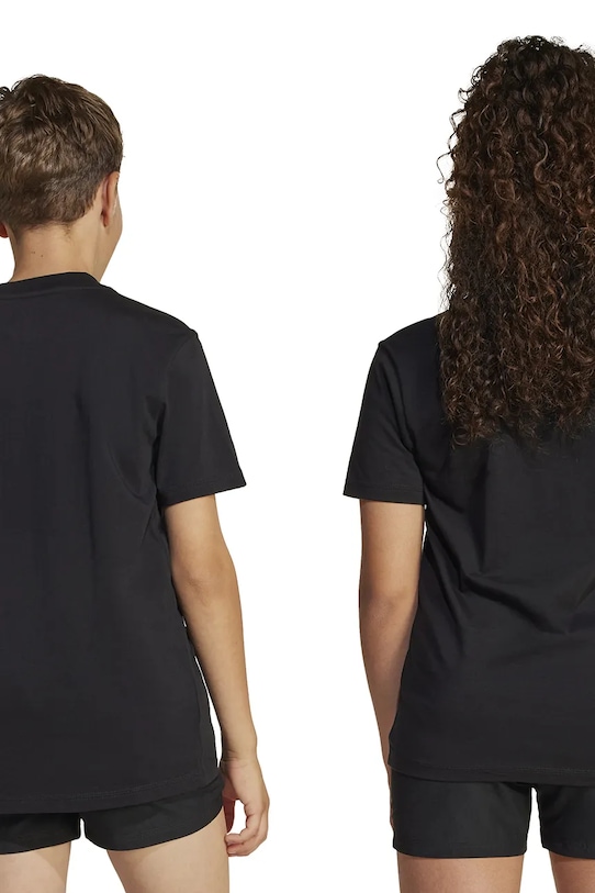 adidas tricou de bumbac pentru copii JC9776 negru