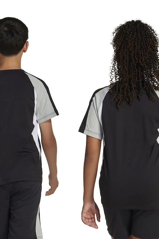 adidas tricou de bumbac pentru copii JD0058 negru