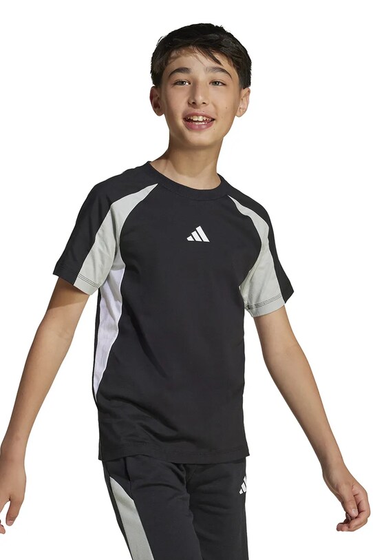 Детская хлопковая футболка adidas JD0058