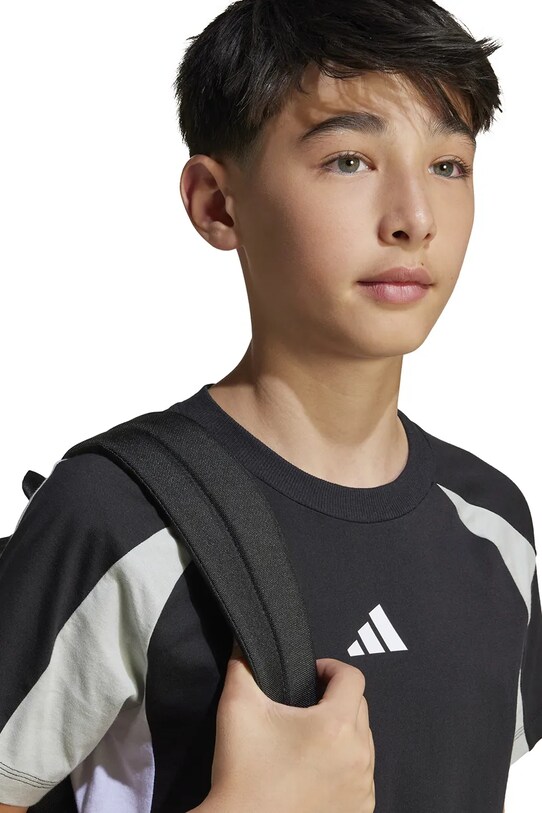 Детская хлопковая футболка adidas JD0058